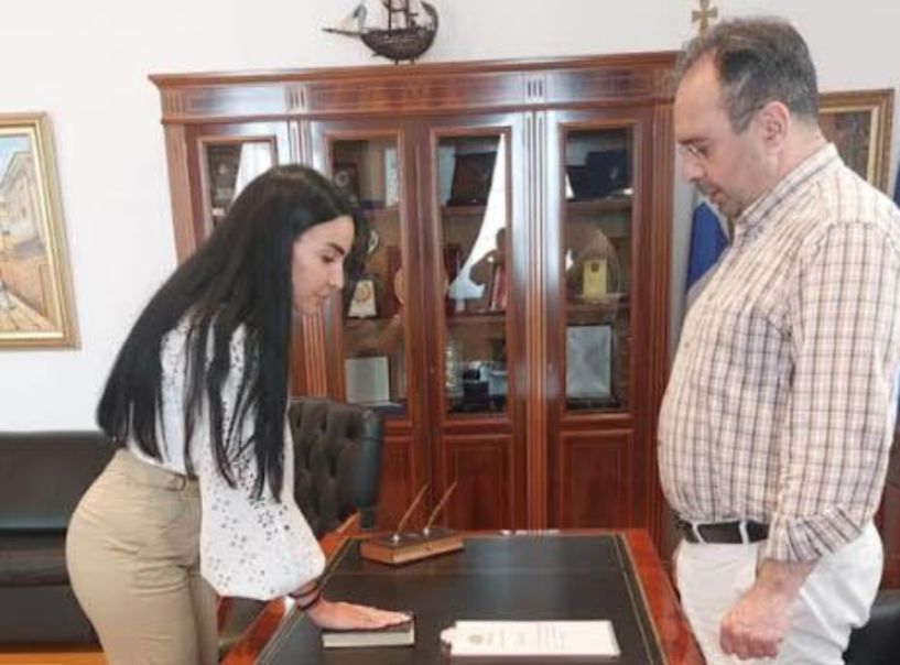 Νέος πρόεδρος της Δ.Κ.  Αγίου Γεωργίου  ο Γεώργιος Χατζόπουλος  και νέο μέλος της Κοινότητας η Ελένη Τσουκαλά 
