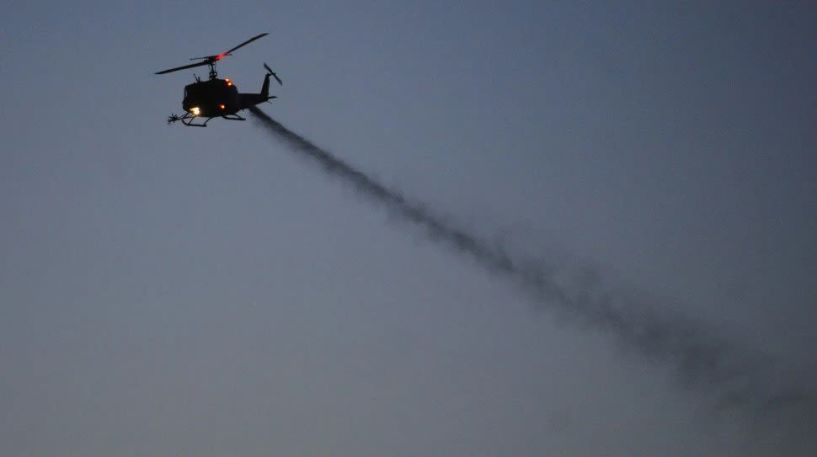 Αεροψεκασμοί  για την καταπολέμηση κουνουπιών στους ορυζώνες της Θεσσαλονίκης και της Ημαθίας από την Περιφέρεια Κεντρικής Μακεδονίας