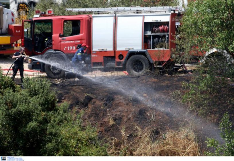 Πυρκαγιά στο δάσος μεταξύ Πολυδενδρίου - Σφηκιάς από καλώδια της ΔΕΗ