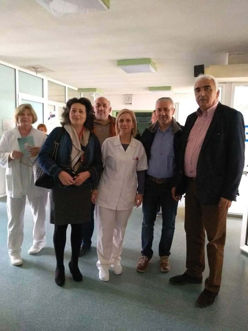 Ο υποψήφιος Δήμαρχος Μιχάλης Χαλκίδης επισκέφθηκε το Κέντρο Υγείας Αλεξάνδρειας