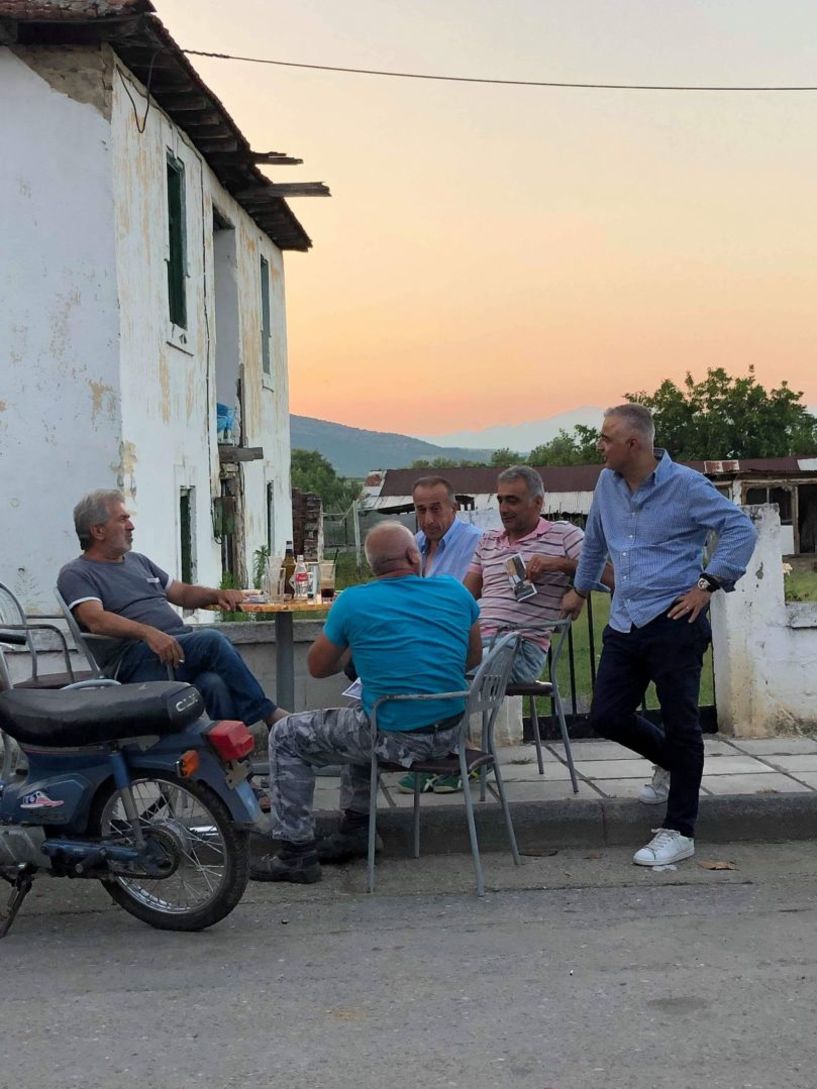 Ο Λάζαρος Τσαβδαρίδης στην... Τοσκάνη της Ημαθίας