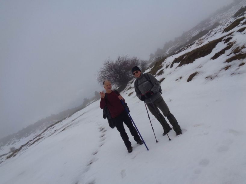 Πορεία στο χιόνι με τους Ορειβάτες Βέροιας - Στην  Κορυφή Πιπερίτσα (1998μ.)