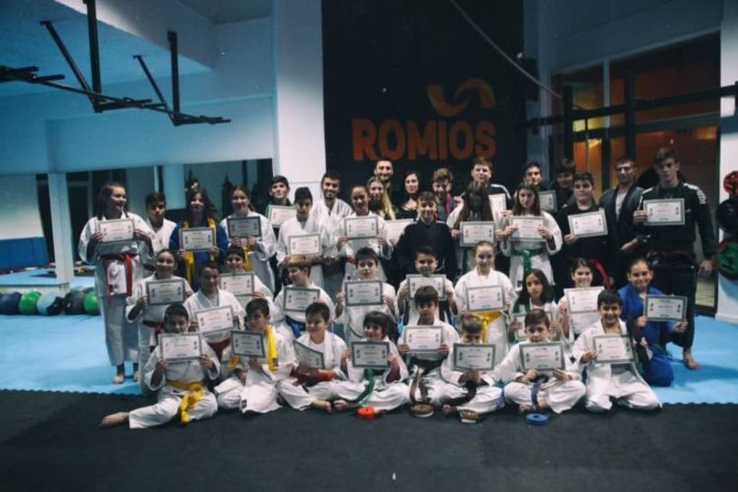 Εξετάσεις ανωτέρας ζώνης τμημάτων Jiu-Jitsu Α.Σ. Ρωμιός