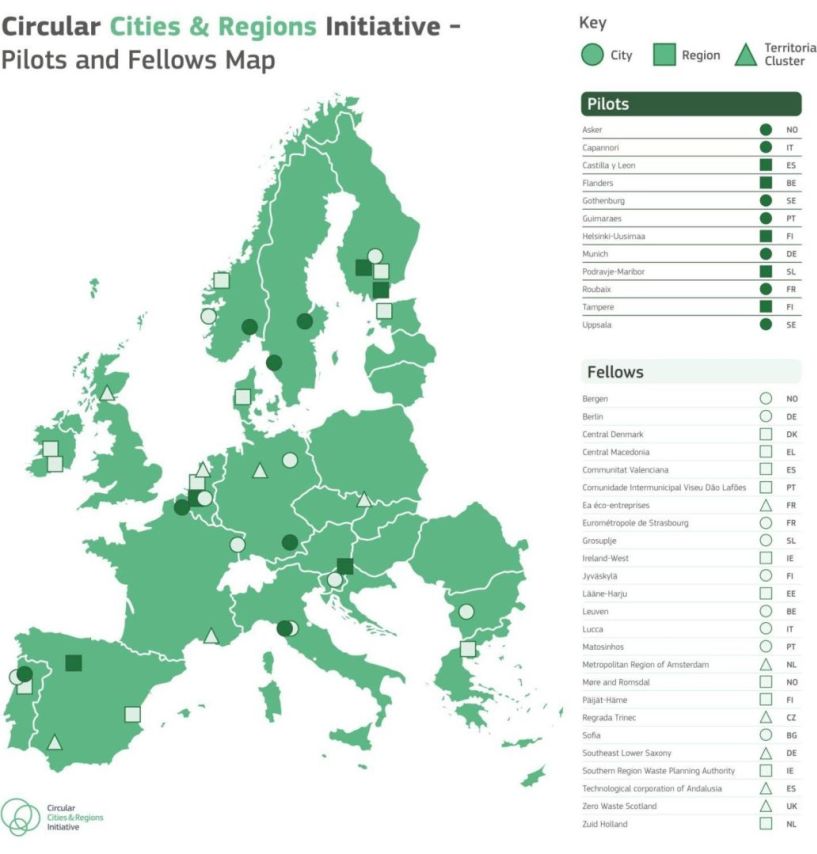 Η Περιφέρεια Κεντρικής Μακεδονίας μέλος του δικτύου «Pilots and Fellows»  του CCRI