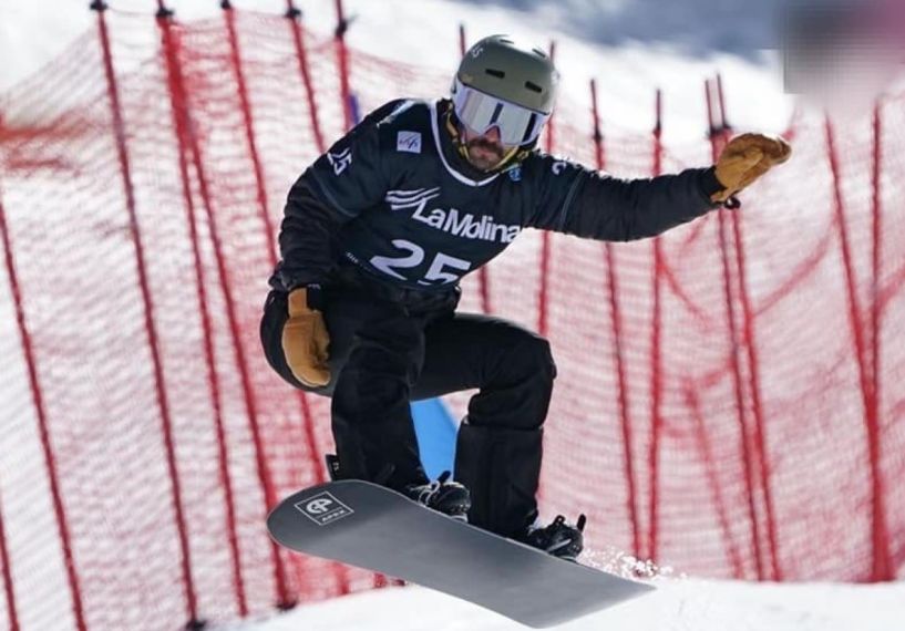 9ος ο Πετράκης στο Snowboard Cross - 10os στο Banked Slalom