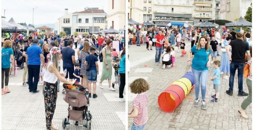 Γέμισε παιδικά χαμόγελα και αγάπη η πλατεία,  στη γιορτή του ΚΑΠΑ δήμου Βέροιας