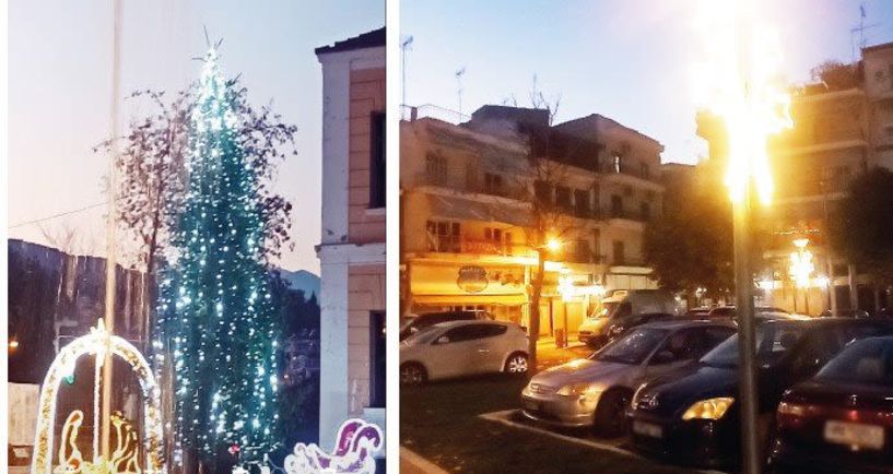 Επιπλέον εορταστικές «πινελιές» με χριστουγεννιάτικο δέντρο στο Ρολόι και φωτισμό στον Αγ. Αντώνιο