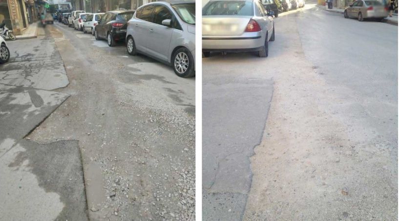 37 καταστηματάρχες και κάτοικοι της περιοχής ΚΤΕΛ Βέροιας, ζητούν άμεση αποκατάσταση των δρόμων, μετά τα έργα της ΔΕΥΑΒ