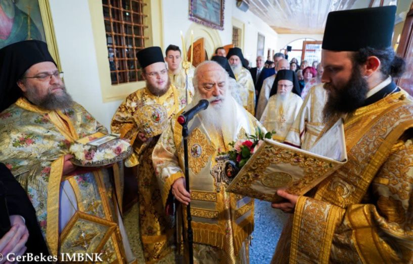 Με συγκίνηση τα θυρανοίξια του πρώτου Παρεκκλησίου προς τιμήν του Οσίου Γερασίμου του Υμνογράφου στη Νάουσα