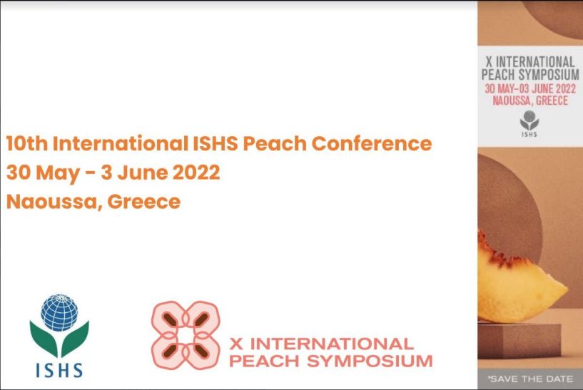 10th ISHS Peach Conference (30 May - 3 June 2022, Naoussa, Greece)