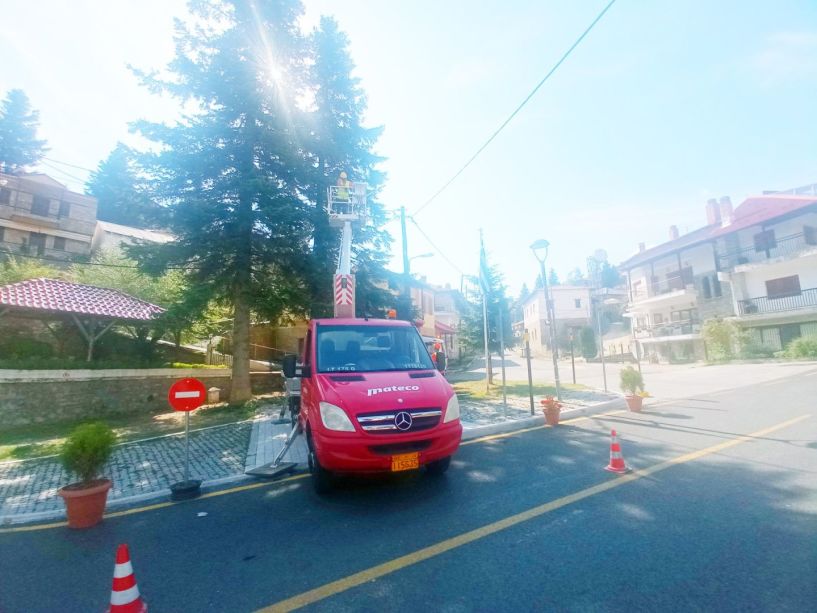 Κόβονται κλαδιά που εμποδίζουν το δίκτυο της ΔΕΔΔΗΕ στο Σέλι