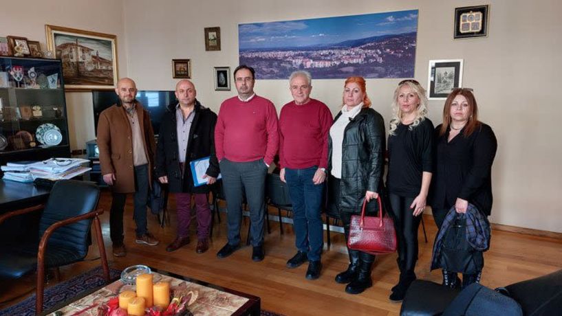 Το νέο Δ.Σ. του Σωματείου Λαϊκών Αγορών Ν. Ημαθίας στον Δήμαρχο Βέροιας