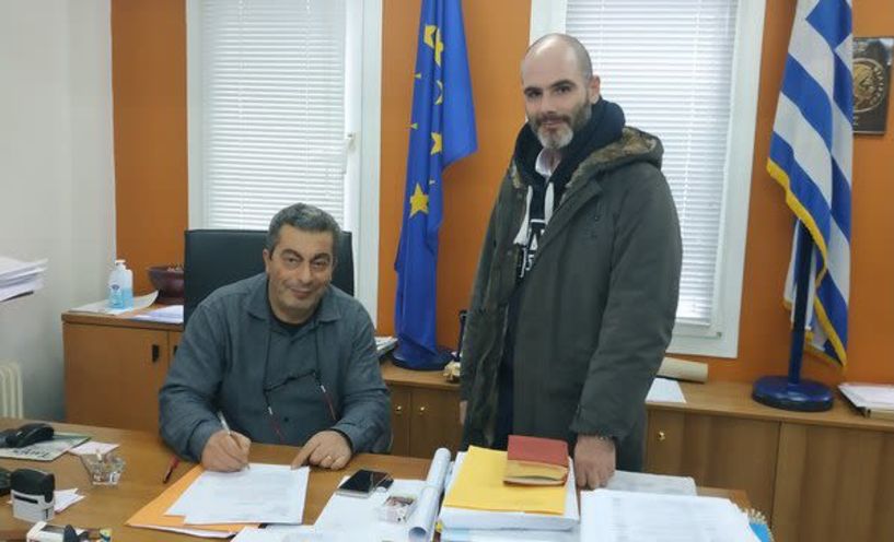 Υπογραφή Σύμβασης έργου «Αποκατάσταση τομών ύδρευσης, αποχέτευσης και όμβριων πόλης Βέροιας και Δημοτικών Διαμερισμάτων (Δ.Δ)».