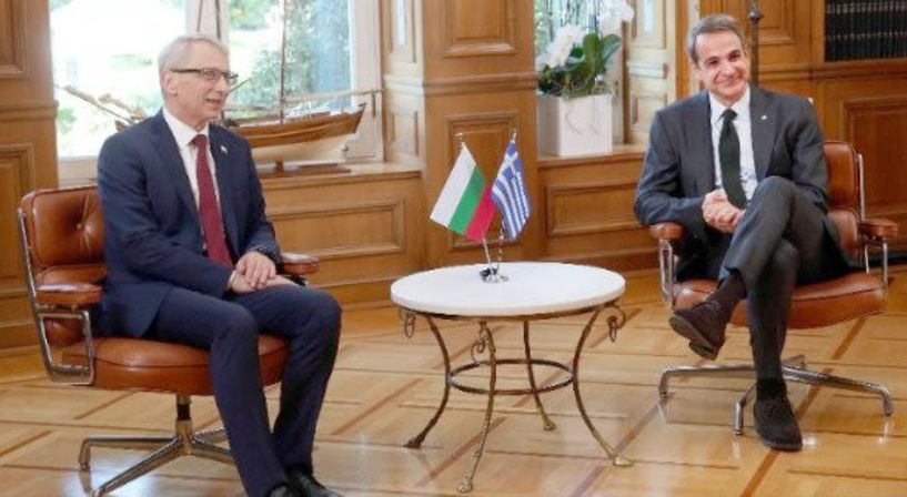 Συμφωνία Μητσοτάκη-Ντενκόφ για ενίσχυση των σχέσεων  Ελλάδας – Βουλγαρίας και των συνεργασιών σε ενέργεια και μεταφορές