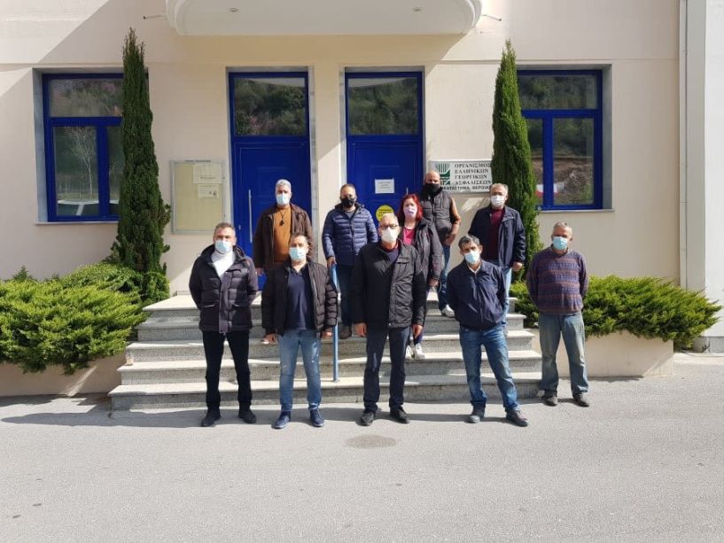 Ο Αντιδήμαρχος Αγροτικής Ανάπτυξης Δήμου Βέροιας στον ΕΛΓΑ για την υποβολή υπομνήματος Αγροτικών Συλλόγων Ημαθίας και Πέλλας