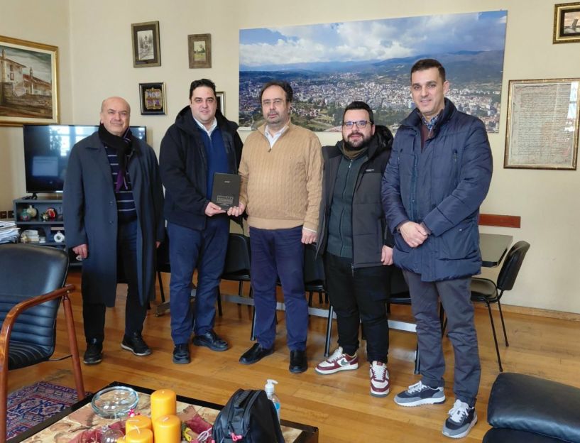 Εθιμοτυπική συνάντηση  του Δημάρχου Βέροιας με τον  Σύλλογο Ζαχαροπλαστών Ημαθίας