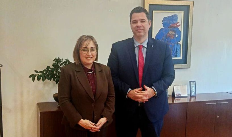 Συνάντηση της βουλευτή Ημαθίας Στ. Αραμπατζή, με τον υφυπουργό Θ. Κοντογεώργη
