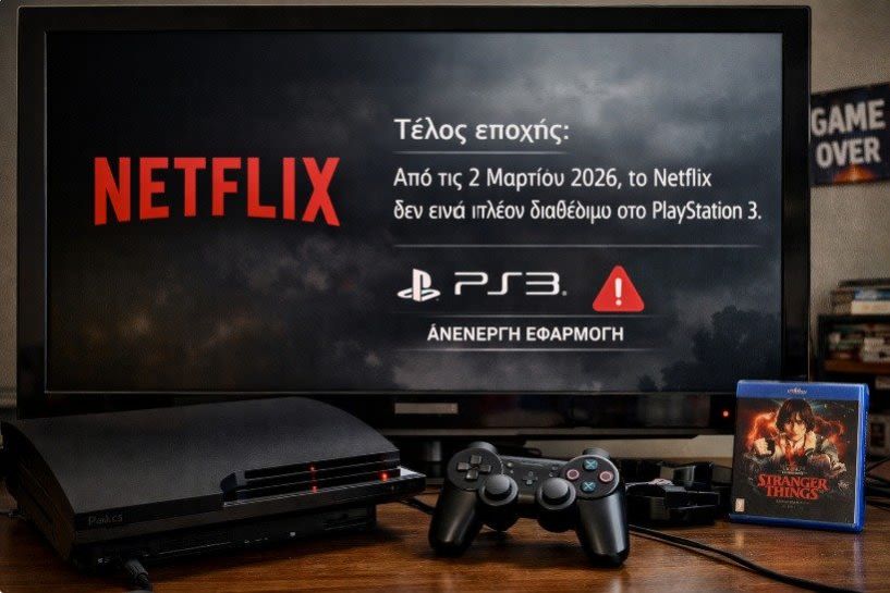 Τέλος εποχής για Netflix στο PlayStation 3