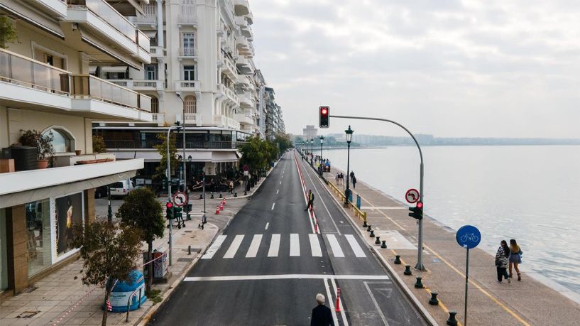 Ξεκινά την Κυριακή η πιλοτική πεζοδρόμηση της Λεωφόρου Νίκης στην παραλία Θεσσαλονίκης