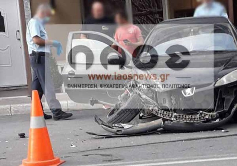 «Γερό τρακάρισμα» το απόγευμα στο Μακροχώρι (Εικόνες)