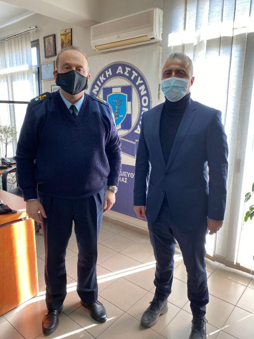 Ευχές στον νέο Αστυνομικό Διευθυντή της Ημαθίας έδωσε ο Λάζαρος Τσαβδαρίδης