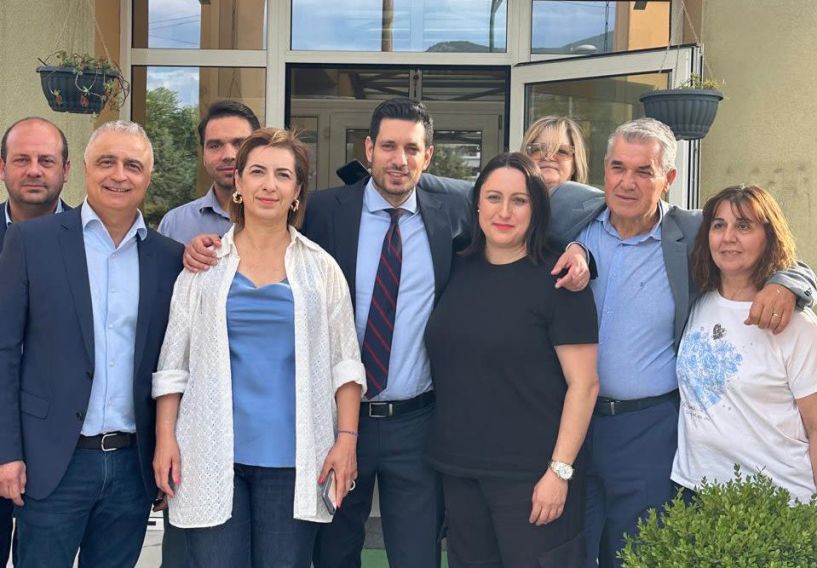 Στη Δράμα  ο Λάζαρος Τσαβδαρίδης με κλιμάκιο της ΝΔ  για τις ευρωεκλογές