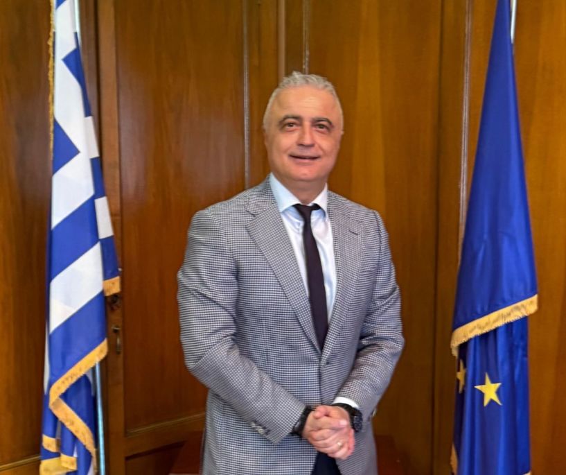 Ο Υφυπουργός  Ανάπτυξης  Λ. Τσαβδαρίδης  εκπρόσωπος  της Ελληνικής  Κυβέρνησης  στην 203 επέτειο  του Ολοκαυτώματος  της Νάουσας