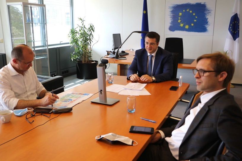 Σύσκεψη του Προέδρου της Ευρωπαϊκής Επιτροπής των Περιφερειών Απόστολου Τζιτζικώστα με τον Επίτροπο Διαχείρισης Κρίσεων της ΕΕ Janez Lenarčič
