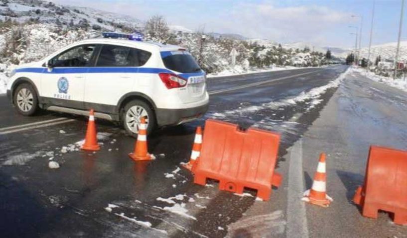 Απαγόρευση κυκλοφορίας για ακόμα μια εβδομάδα προς το Χιονοδρομικό 3-5 Πηγάδια