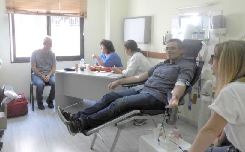 Ανταποκρίθηκαν στο κάλεσμα του Κέντρου Υγείας Βέροιας για εθελοντική   αιμοδοσία