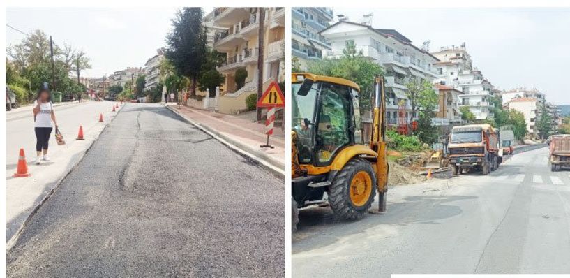 Αλέξης Τσαχουρίδης: «Ολοκληρώνονται οι εργασίες στην Μ. Μπότσαρη για την ασφαλέστερη κυκλοφορία πεζών και οχημάτων»