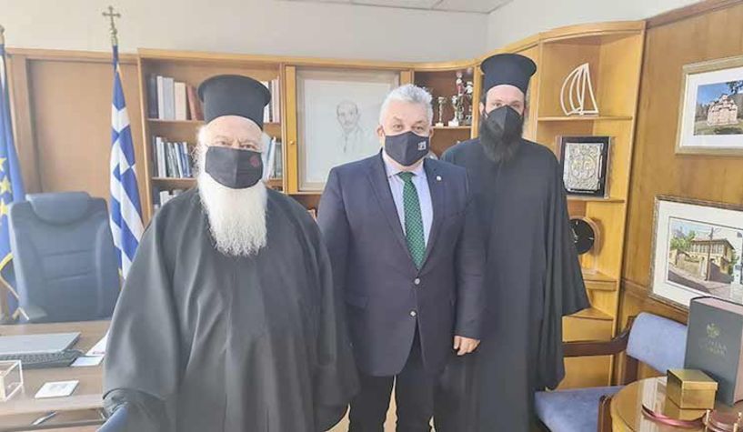 Συνάντηση του Μητροπολίτη με τον Πρύτανη του Α.Π.Θ. για την μετάφραση των κωδίκων της Μουφτείας