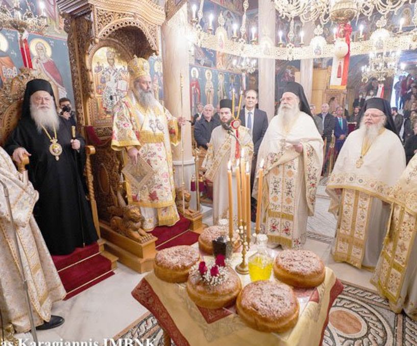 Δισαρχιερατικός Πανηγυρικός Εσπερινός της Ζωοδόχου Πηγής στην Ι. Μονή Παναγίας Δοβρά