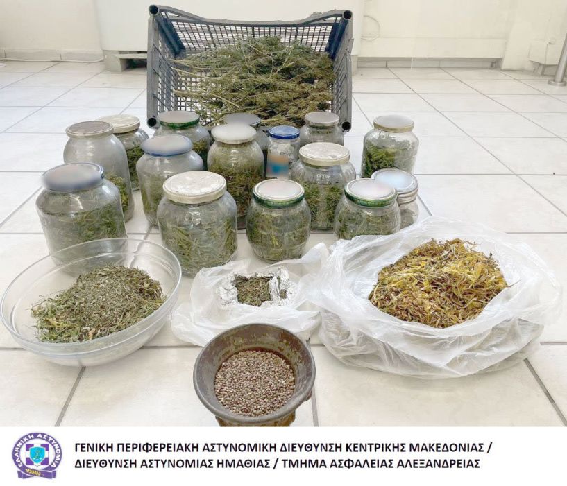 Συνελήφθη για κατοχή κάνναβης στην αυλή  του σπιτιού του