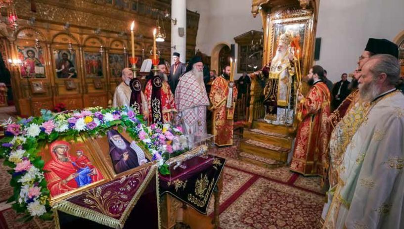 Πρώτος κοινός εορτασμός της Αγίας Άννης και του Οσίου Γερασίμου στην αγιοτόκο πόλη της Ναούσης