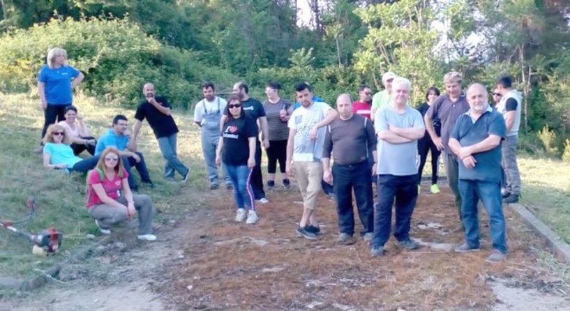 Εθελοντική δράση καθαρισμού στο πλαίσιο   της εκστρατείας Plastic Free Greece