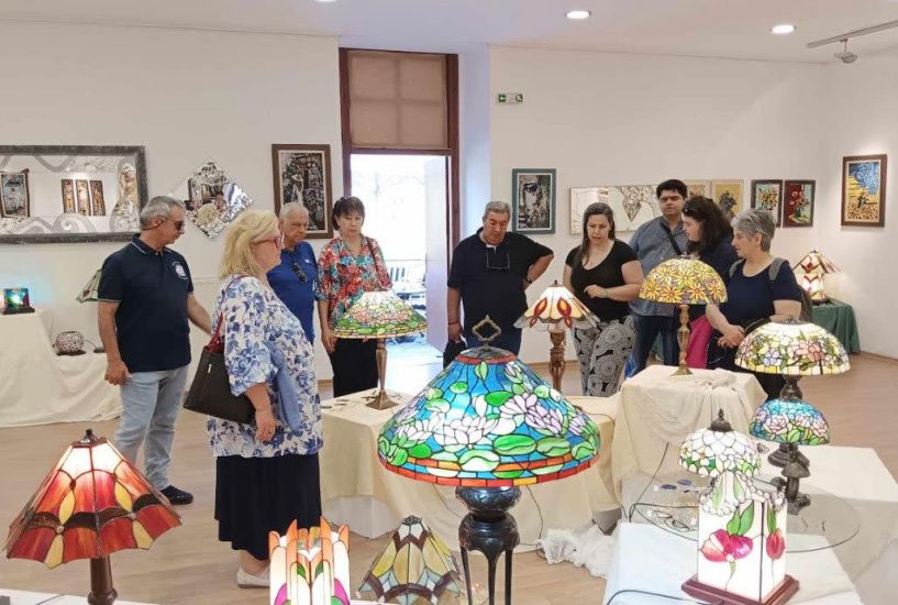 Επίσκεψη του ΣΟΦΨΥ Ημαθίας στην Έκθεση των εικαστικών εργαστηρίων Βιτρώ στη Νάουσα