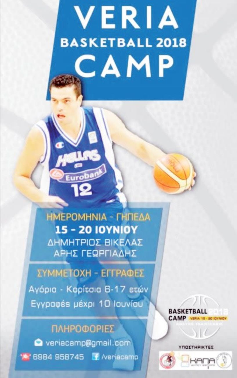 VERIA BASKETBALL CAMP Ευχαριστήριο σε Χορηγούς Μ.ΜΕ - Συντελεστές