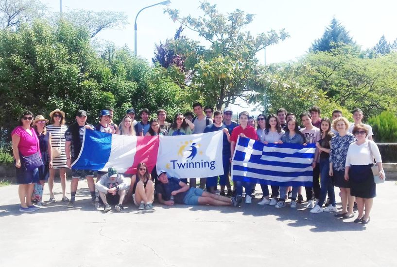 Επίσκεψη Γαλλικού σχολείου στο 5ο ΓΕΛ Βέροιας στο πλαίσιο τριετούς  eTwinning συνεργασίας και της πρωτοβουλίας Move2learn, Learn2move του eTwinning