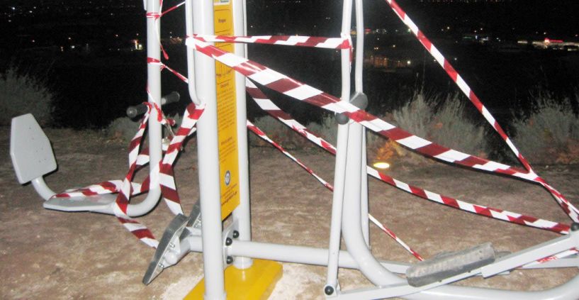 Και όργανα γυμναστικής στο Πάρκο Αγίων Αναργύρων