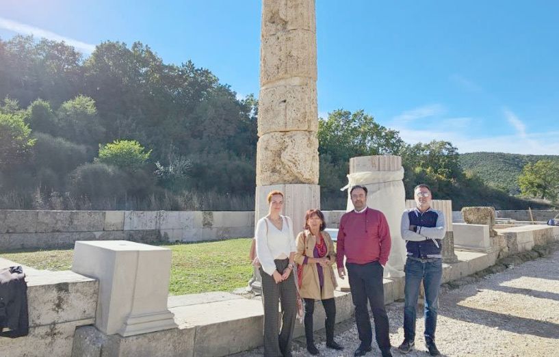 Το Ανάκτορο των Αιγών επισκέφθηκαν ο Δήμαρχος και ο Πρόεδρος του Δημοτικού Συμβουλίου Βέροιας