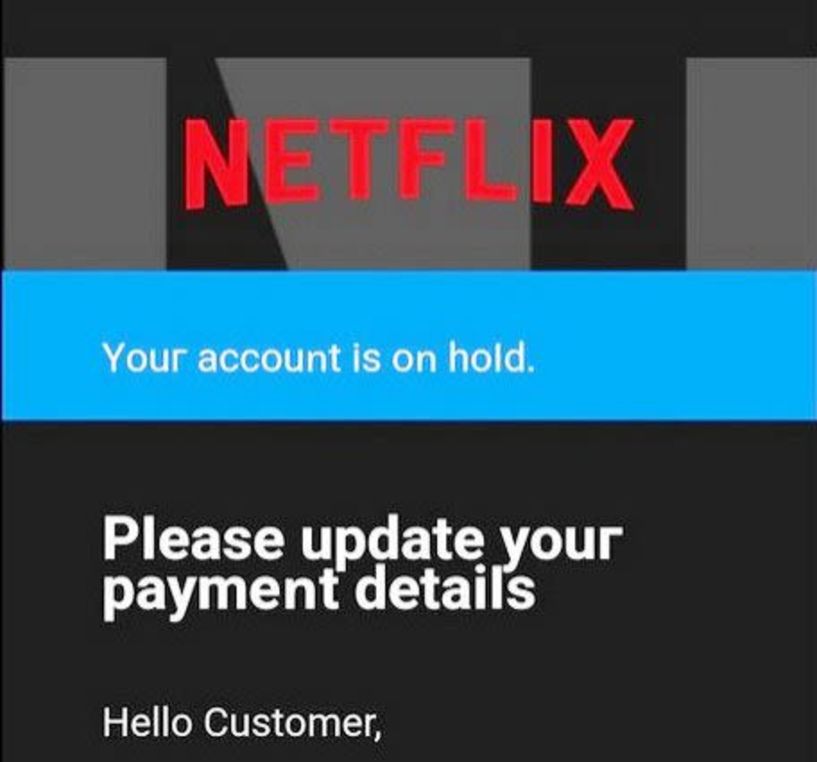 «Μαϊμού» μηνύματα  από το Netflix  με στόχο τον τραπεζικό λογαριασμό σας