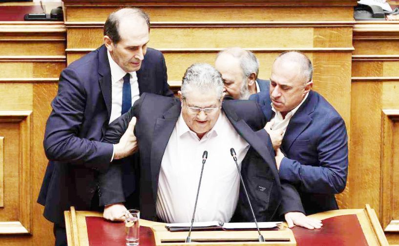 Ο Βεσυρόπουλος προσέτρεξε σε βοήθεια και του Κουτσούμπα!