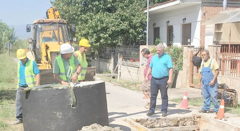 Ξεκίνησαν οι εργασίες για την κατασκευή του  Αποχετευτικού δικτύου της Δημοτικής Κοινότητας Μελίκης