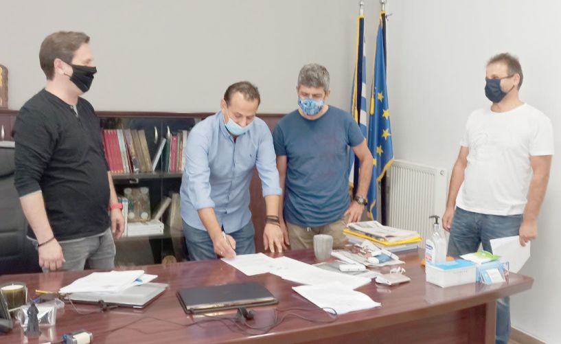 Υπογράφηκε η σύμβαση έργου   για τις εργασίες ενεργειακής αναβάθμισης του Γυμνασίου Ειρηνούπολης