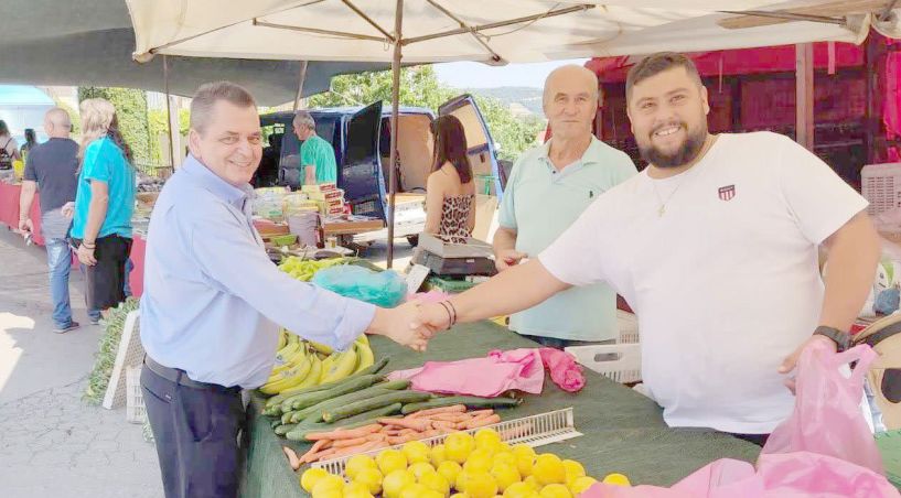 Στα Ριζώματα ο Κώστας Καλαϊτζίδης -Επιβεβαίωση της σχέσης εμπιστοσύνης με τους κατοίκους των Πιερίων