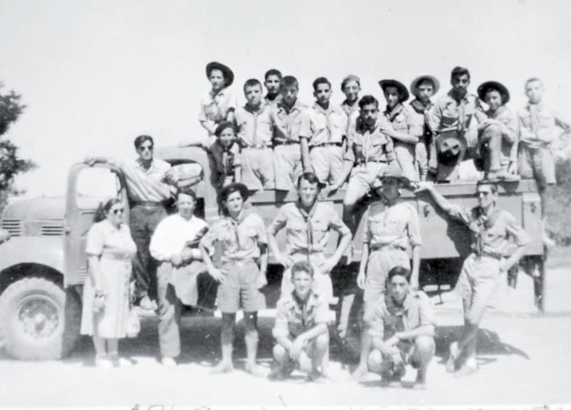 1949 – Έτοιμοι για την προσκοπική κατασκήνωση  στο Μπαξέ-Τσιφλίκι