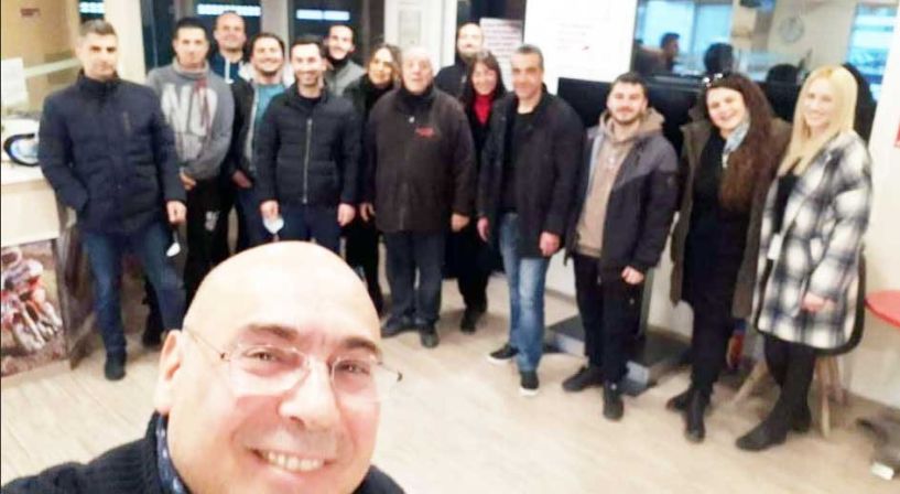 Φλουρί και αύξηση μισθού έφερε η βασιλόπιτα στα ΚΤΕΟ Ζερβός