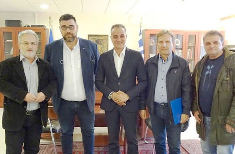 Συνάντηση του Προέδρου της ΠΟΕ-ΔΕΥΑ   Π. Δραγκόλα με τον Περιφερειάρχη   Δ. Μακεδονίας Θ. Καρυπίδη