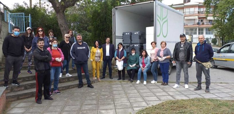 Συνεχίζεται η κατ΄ οίκον διανομή γευμάτων - 1478 μερίδες διανέμονται καθημερινά σε Μακροχώρι, Αγ. Γεώργιο, Βεργίνα, Ριζωμάτων και Βέροιας